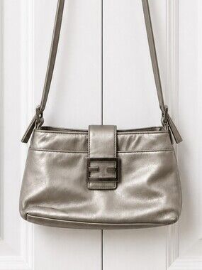 METALLIC LEATHER CROSSBODY BY MARLO
